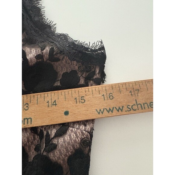 Vtg Mesh Speechless Dress Size 7 Black Lace Y2K Babydoll Fairy Whimsigoth - Picture 11 of 16